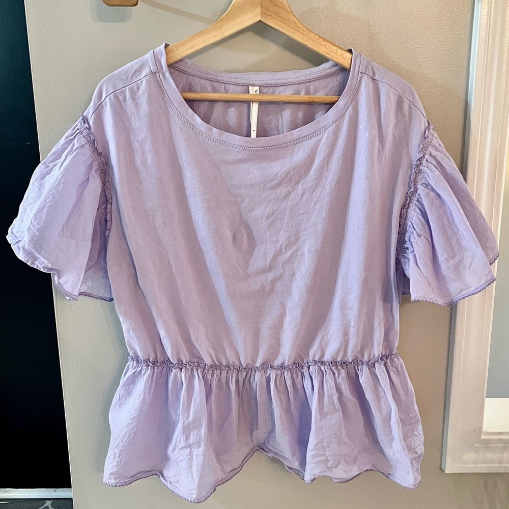 Anthropologie short sleeve top